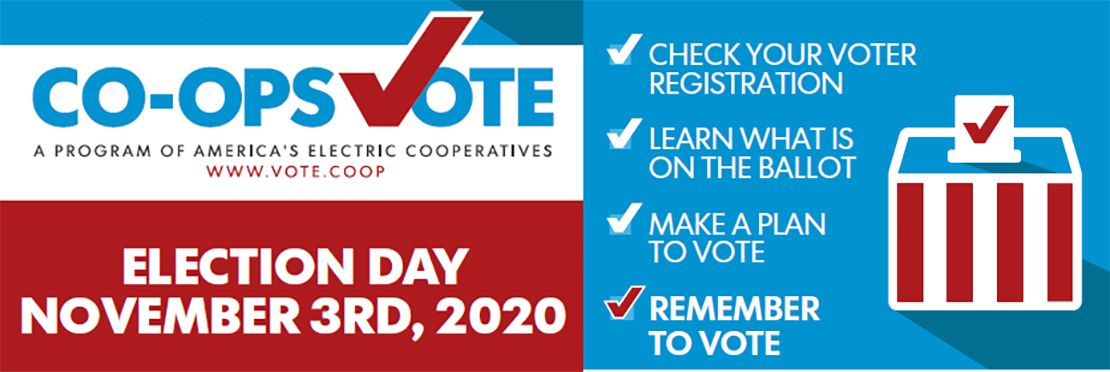 CO-OPS VOTE: Join us at the polls on Nov. 3