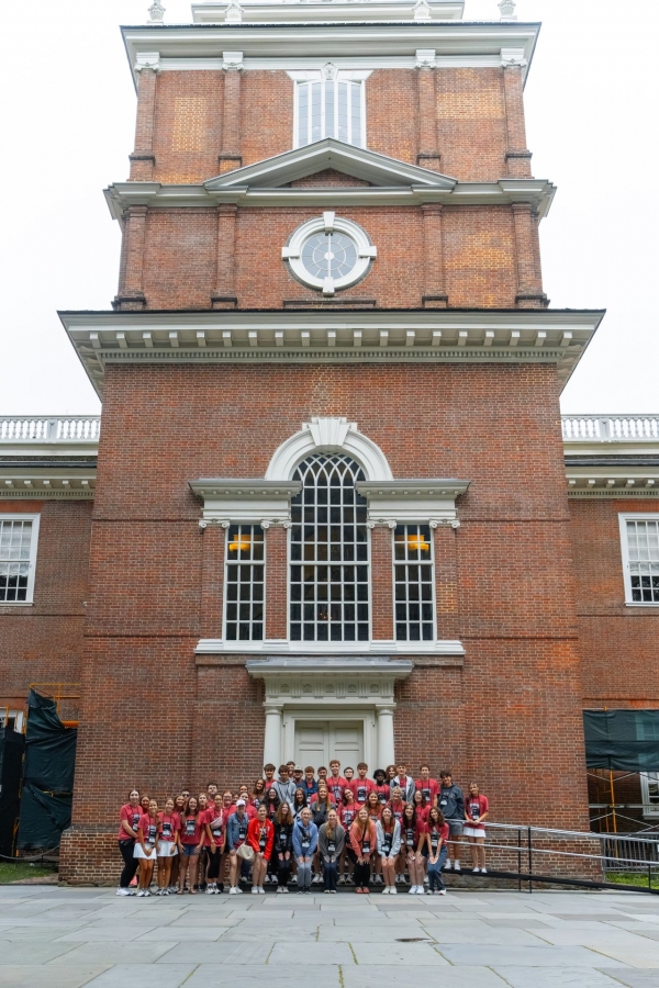 Day 2: Independence Hall Group Photo